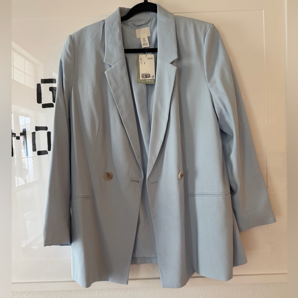 NWT H&M baby blue blazer